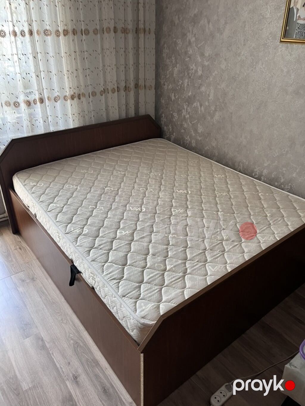 İşlənmiş, İkinəfərlik çarpayı, Bazalı, Matras ilə, Siyirməsiz — Yataqlar, Bakı (2)