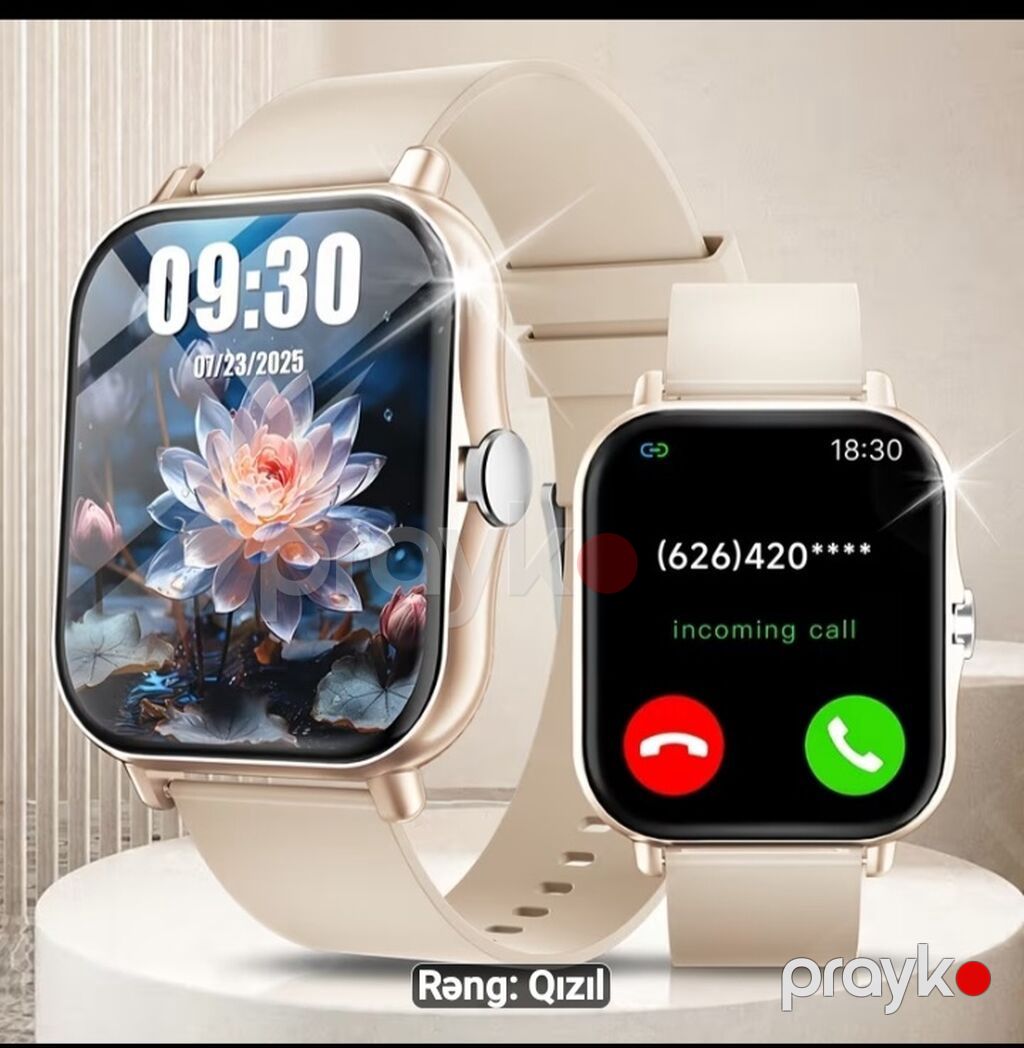 Yeni, Smart saat, Smart, Sensor ekran, rəng - Qızılı — Ağıllı saatlar, Mehdiabad