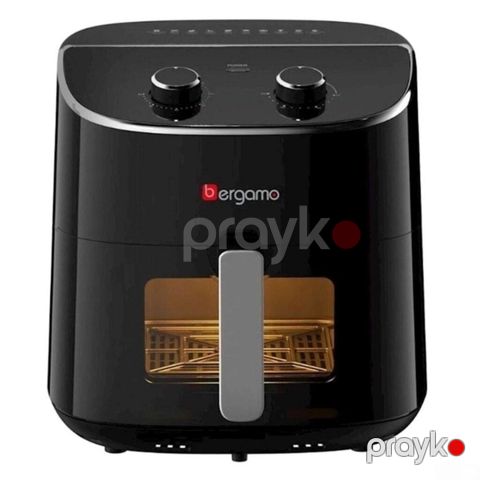 Aerofritür Bergamo BG-AF6432B8M Black 8L 2000W Rəsmi iş yeri olan — Bakı