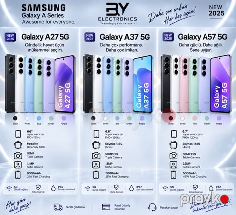 Samsung Galaxy A57 5G Awesome Navy 128GB/8GB — Bakı