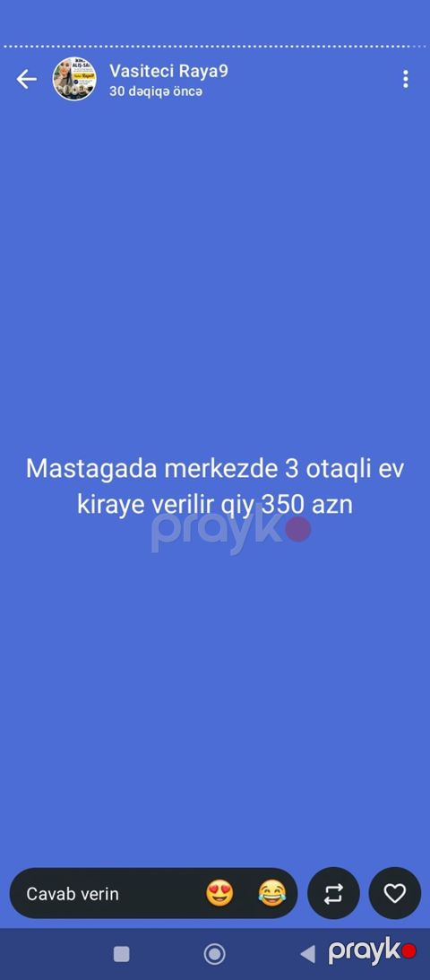 Kirayə ev Maştağa — Bakı