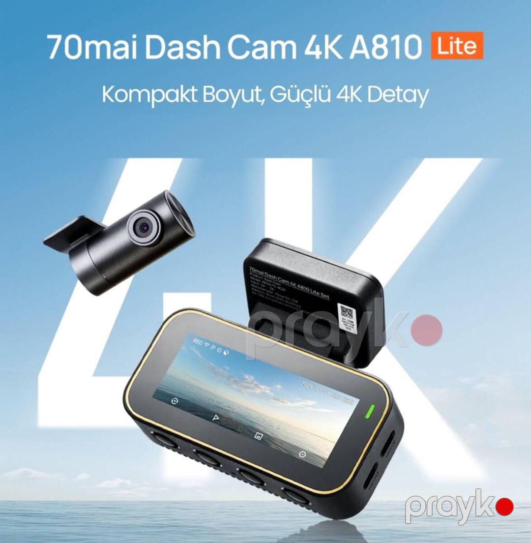 Videoqeydiyyatçı "Xiaomi 70mai A810 Lıte 4K" — Ehtiyat hissələri və aksesuarlar, Bakı (3)
