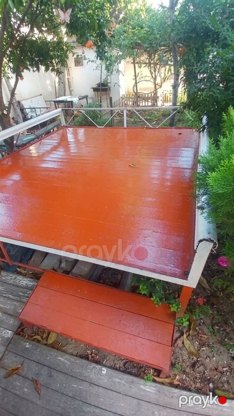 Bağ üçün taxta meydança (taxt-daş) – metal karkaslı - Ölçü: təxmini — Xırdalan