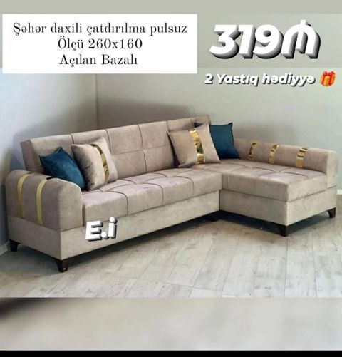 Divan açılan bazalı Yep yeni 319 azn rəng seçimi var çatdırılma var — Saray