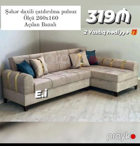 Divan açılan bazalı Yep yeni 319 azn rəng seçimi var çatdırılma var — Saray