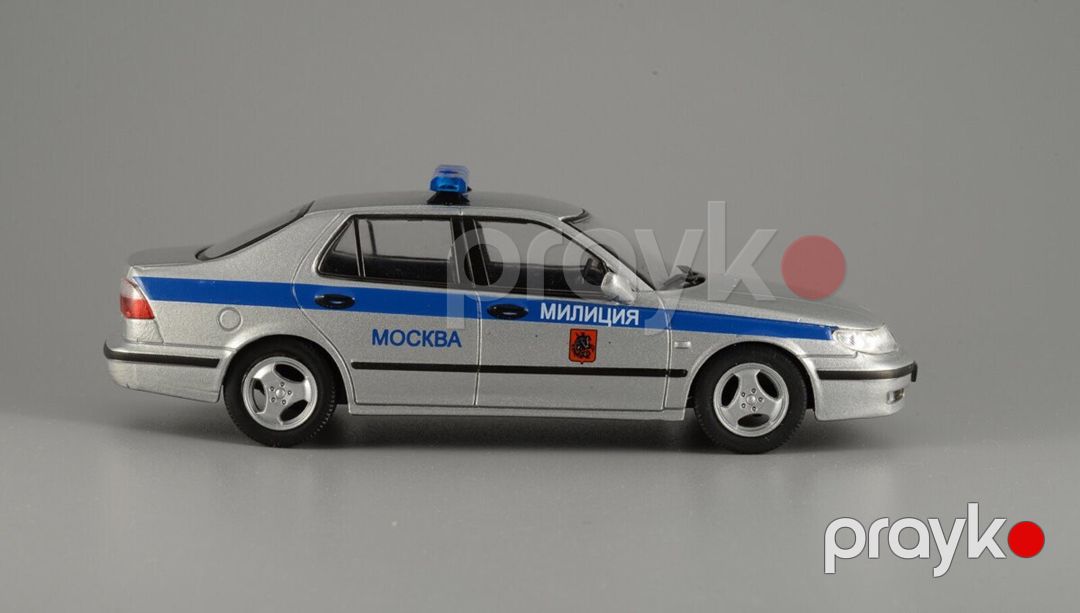 Saab 9-5 Police Moscow Russia 1:43 DeAgostini World's Police Car — Kolleksiyalar, Bakı (3)
