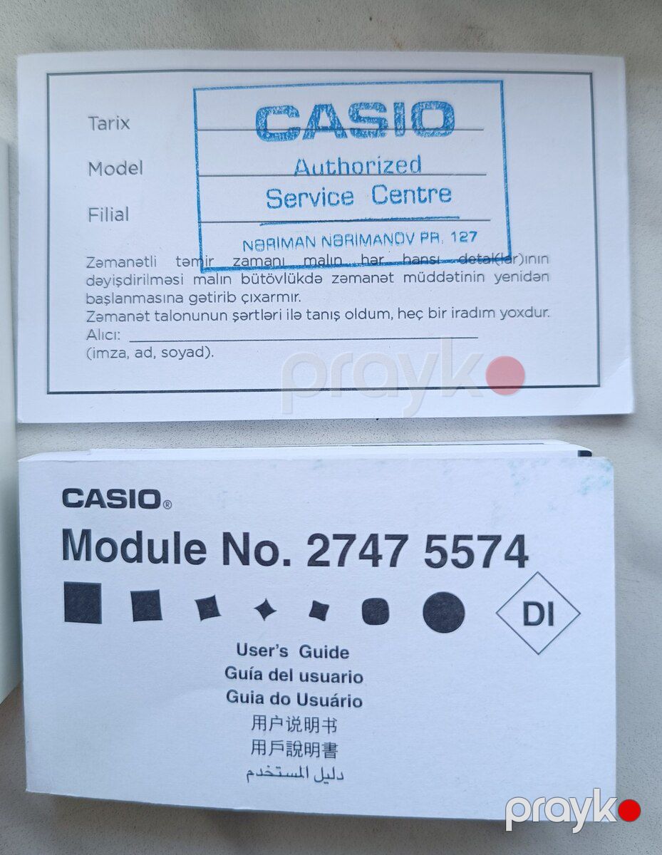 Casio qol saatı — Şəxsi əşyalar, Bakı (6)