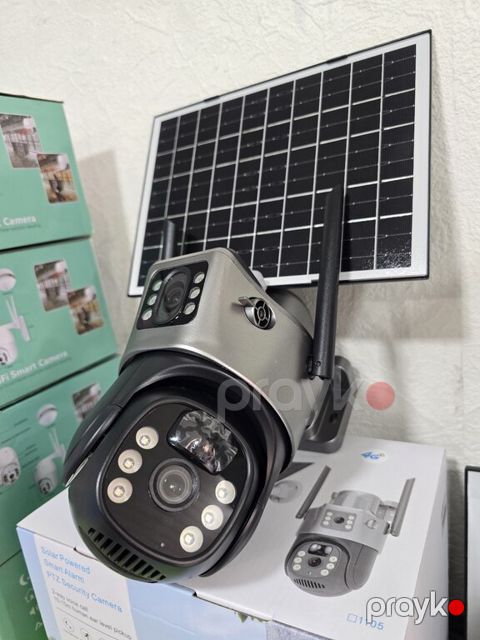 4G tam simsiz solar PTZ360° 2 kamera 8MP/4K+64GB — Bakı