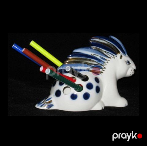 Qədimi farfor kirpi karandaş qabı — Bakı