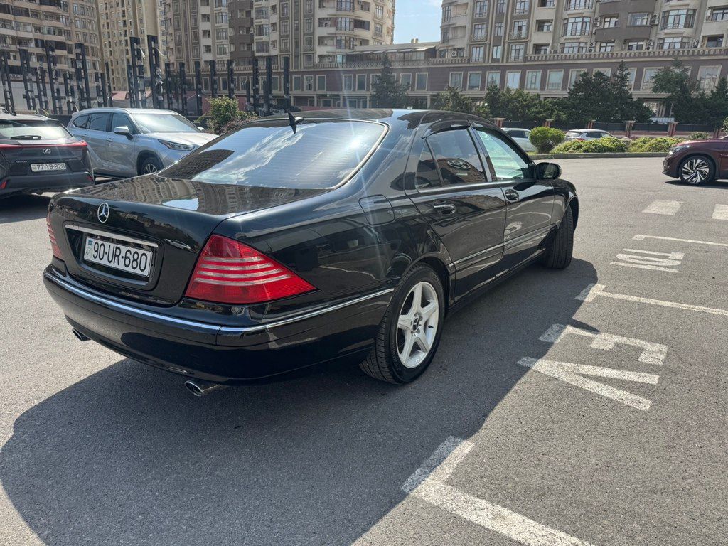 Mercedes S 320, 3.2 L, 2005 il, 380 000 km — Avtomobillər, Bakı (4)