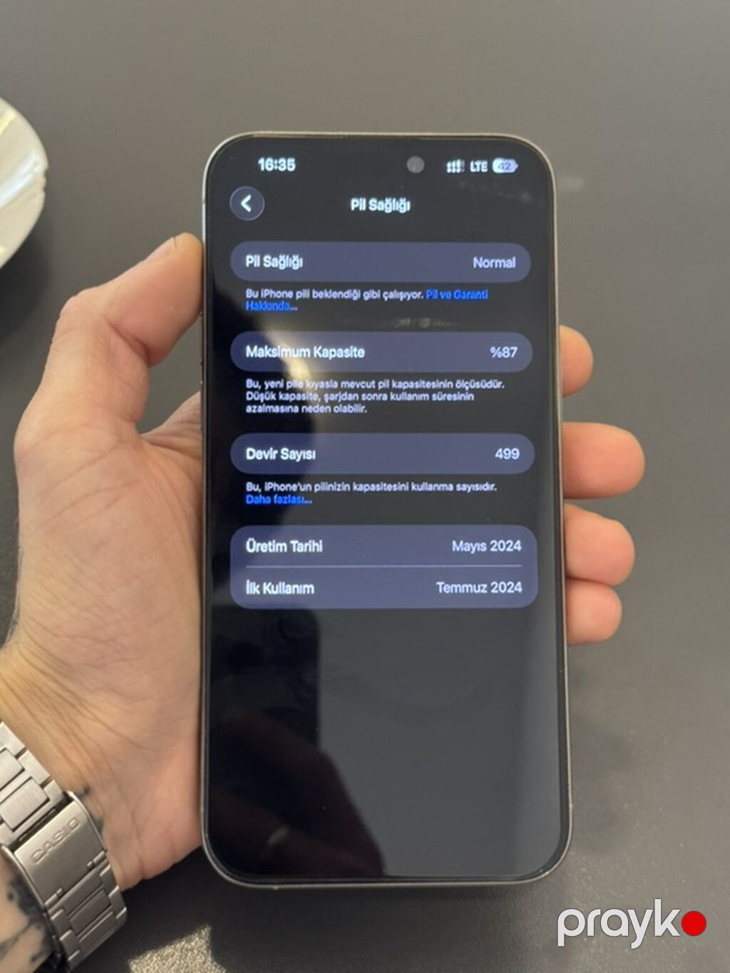 IPhone 15 Pro Max, Natural Titanium, Face ID — Apple iPhone, Bakı (7)