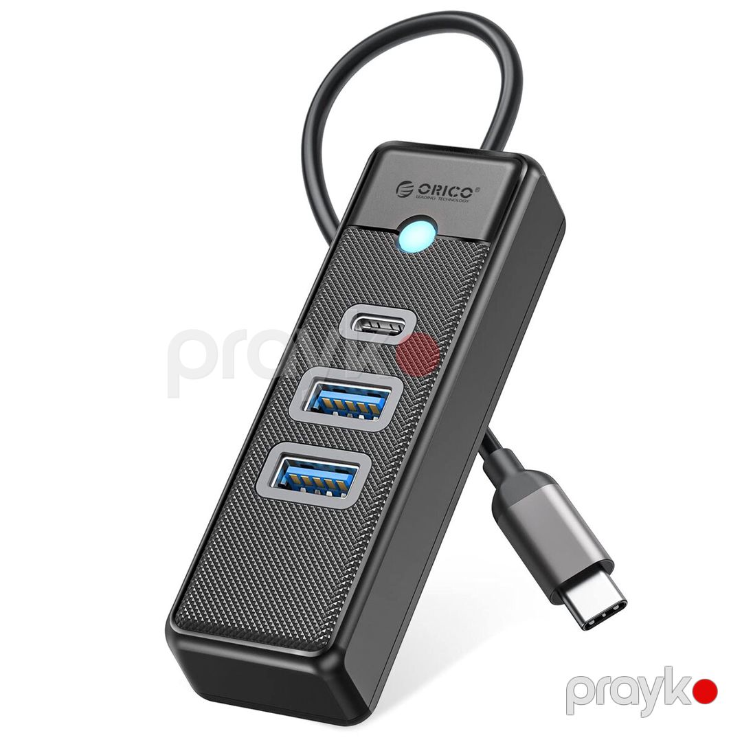 USB hub ORICO-PWCUR-C3-015-BK-EP 3-port Type-C — Periferik cihazlar, Bakı (3)