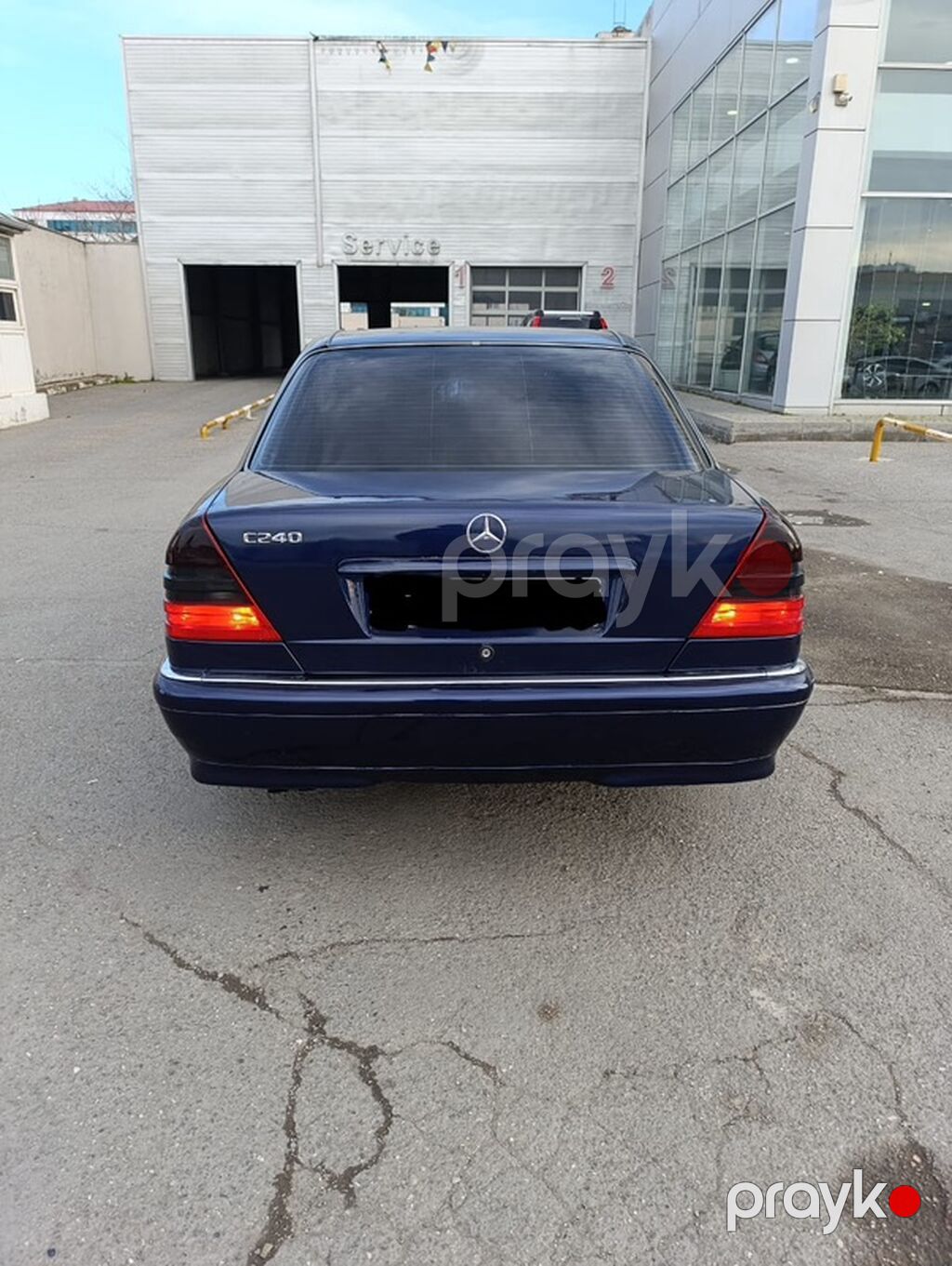 Mercedes-Benz C240 sedan - Kuzov: 4 qapılı sedan, tünd mavi rəng — Avtomobillər, Lənkəran (4)