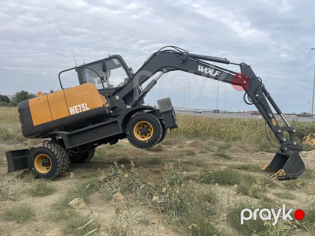 Təkərli ekskavator "Wolf WE75L", 2025 il — İnşaat texnikası, Bakı (2)