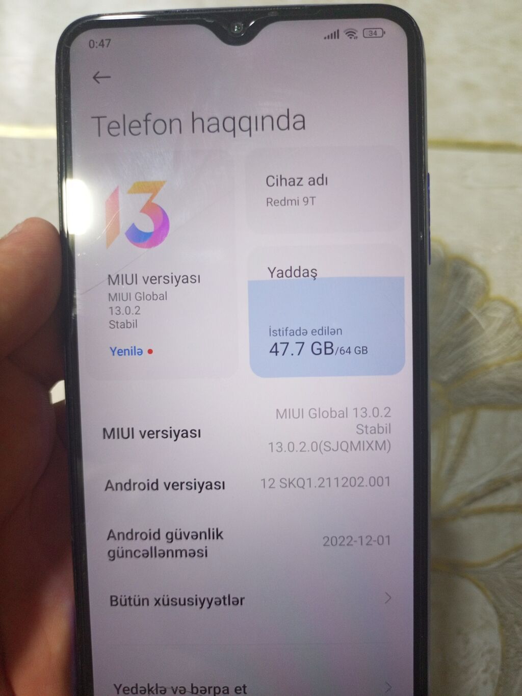 Xiaomi 64 GB, rəng - Qara, Barmaq izi — Xiaomi, Bakı (3)