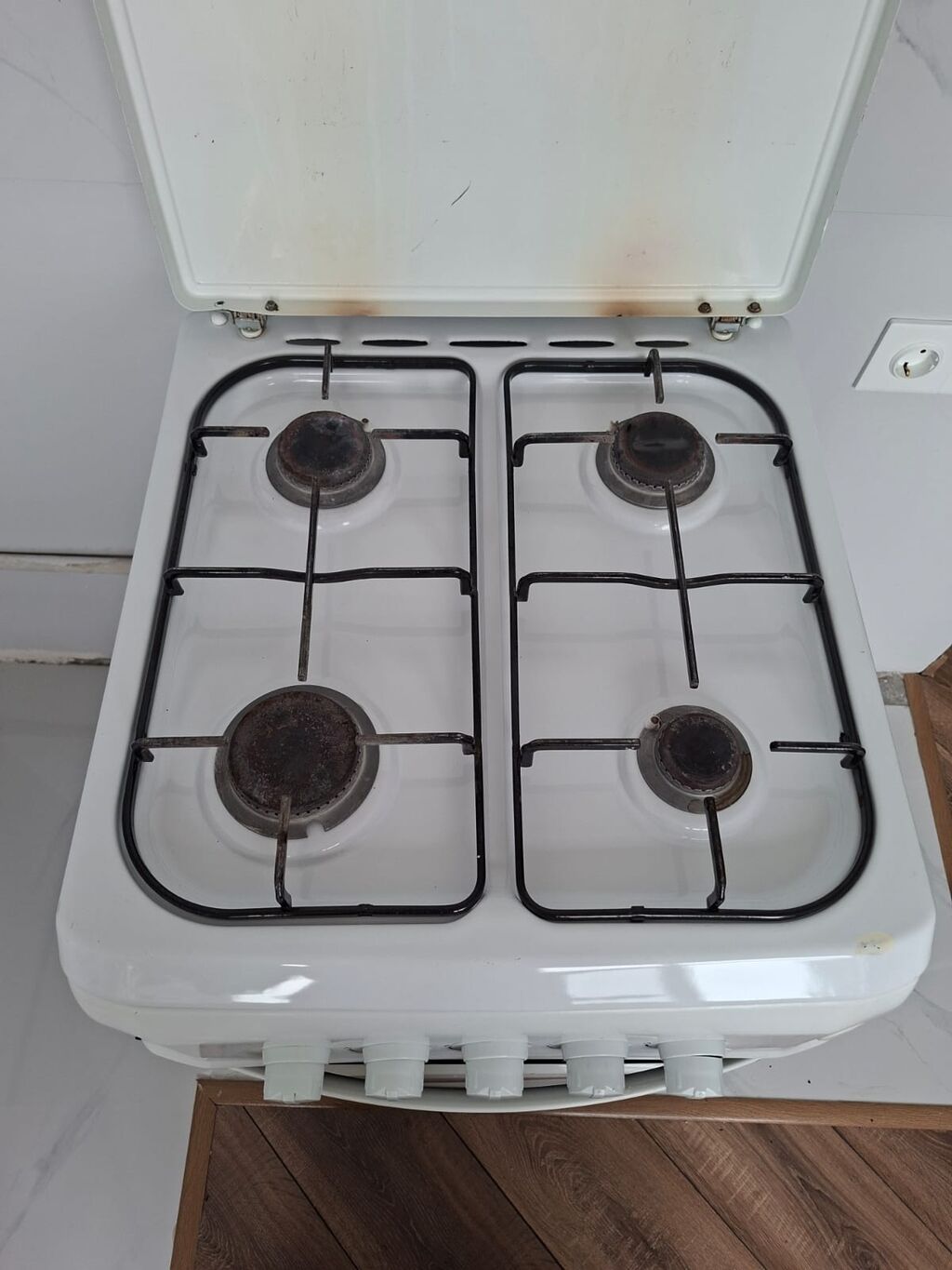 Qaz sobası və plitə – 4 gözlü, tam ölçülü sərbəst quraşdırılan model — Plitələr, Masazır (4)