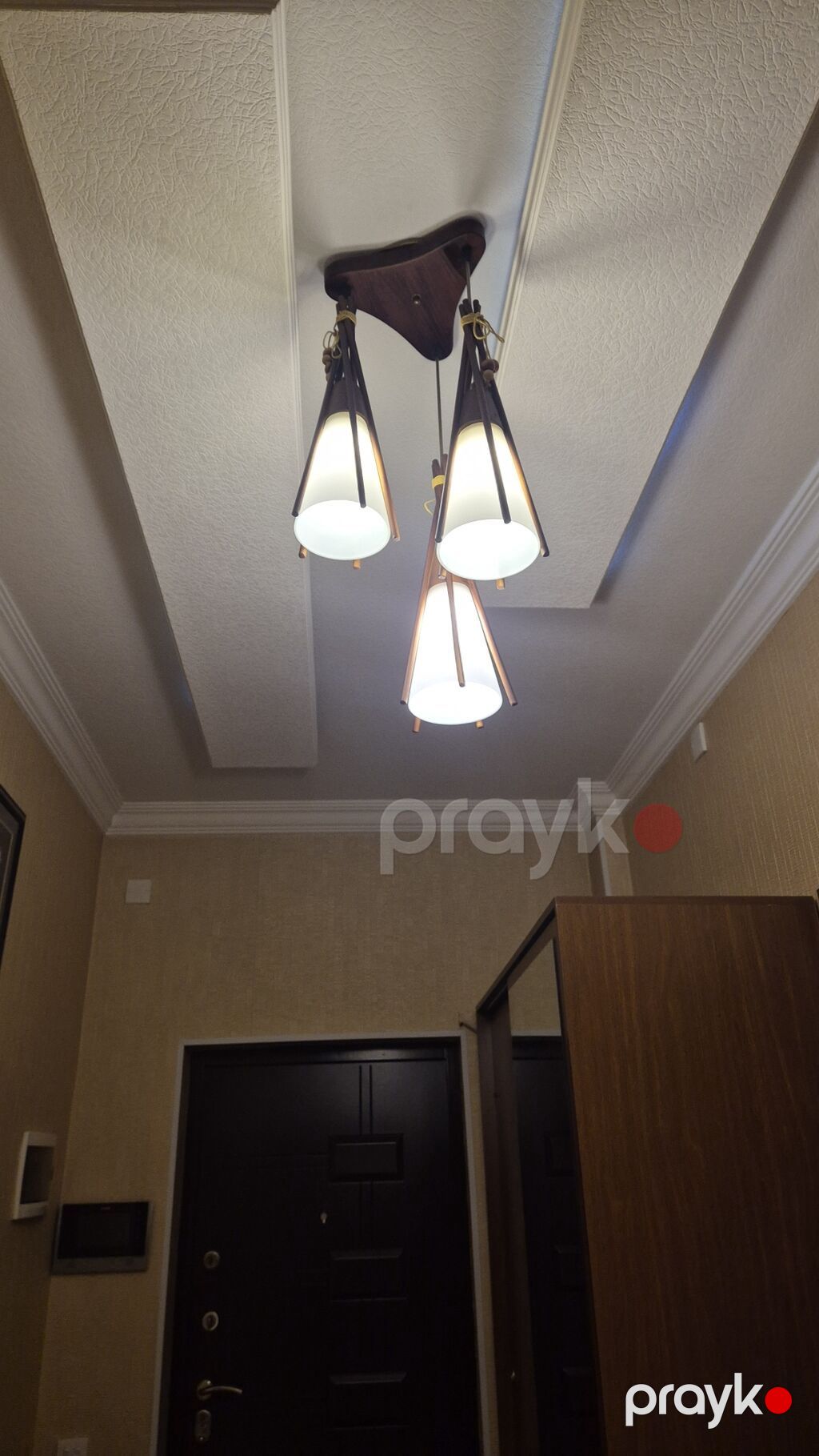 Çılçıraq, 3 lampa, Taxta — Tavan is?qlar? v? cilc?raqlar, Gəncə (2)