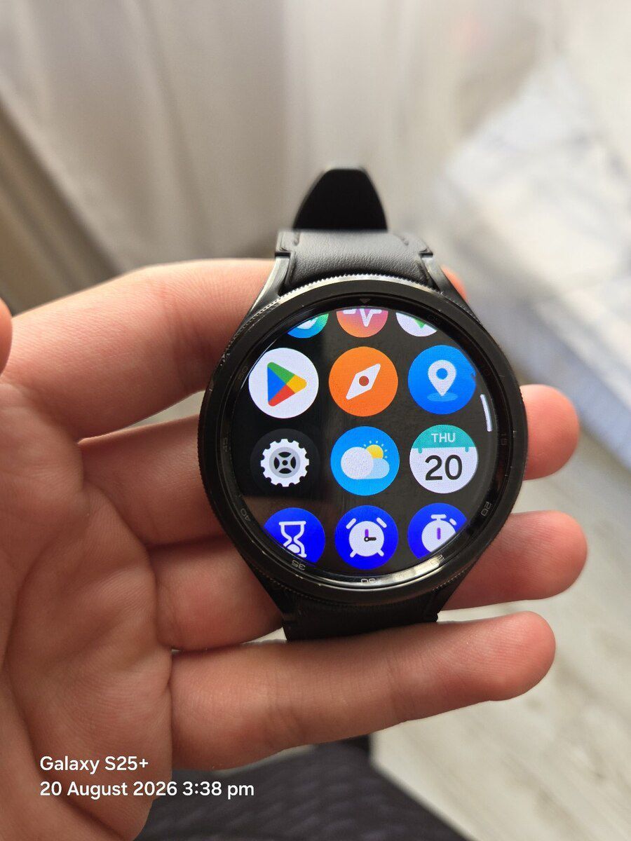 Samsung Galaxy Watch 6 Classic Black 47mm — Ağıllı saatlar və biləkliklər, Şamaxı (9)