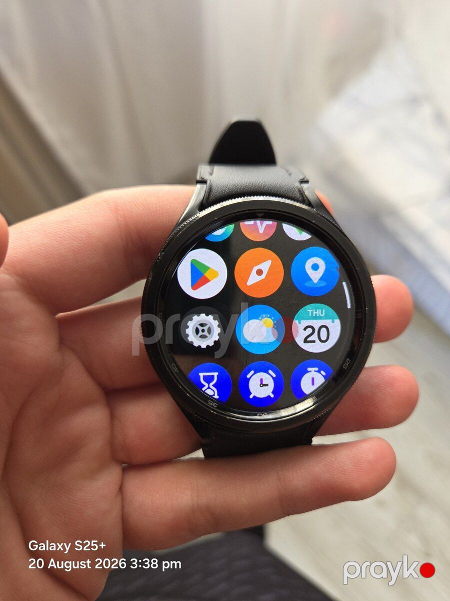 Samsung Galaxy Watch 6 Classic Black 47mm — Ağıllı saatlar və biləkliklər, Şamaxı (9)