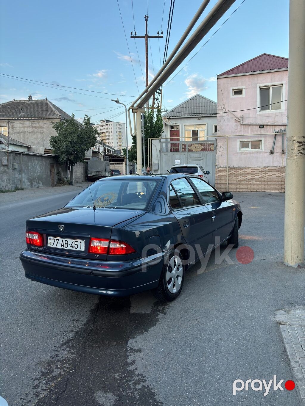 Iran Khodro (Ikco) Samand LX sedan - Kuzov: 4 qapılı sedan, tünd boz — Avtomobillər, Bakı (3)