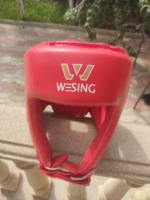 Wesıng döyüş dəbilqəsi – qırmızı rəng Təzədi - Nə üçün: boks — Bakı