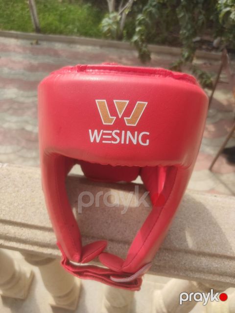 Wesıng döyüş dəbilqəsi – qırmızı rəng Təzədi - Nə üçün: boks — Bakı