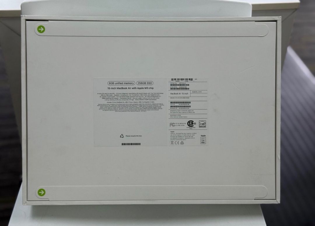 Apple MacBook Air 15” M3 8GB / 256GB — Noutbuklar, Bakı (2)