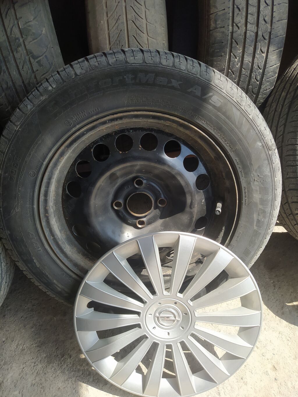 Məhsul: 4 ədəd təkər diski komplekti (dəmir disk + “Opel” loqolu — Diskləri, Digah (4)