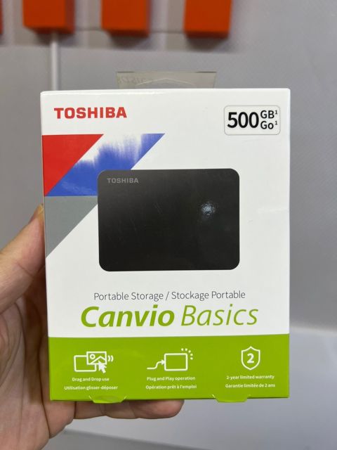 Toshiba Canvio HDD 500 GB, Portable Storage — Bakı