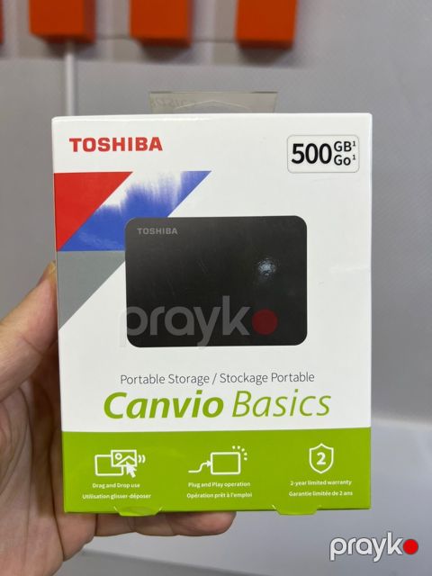 Toshiba Canvio HDD 500 GB, Portable Storage — Bakı