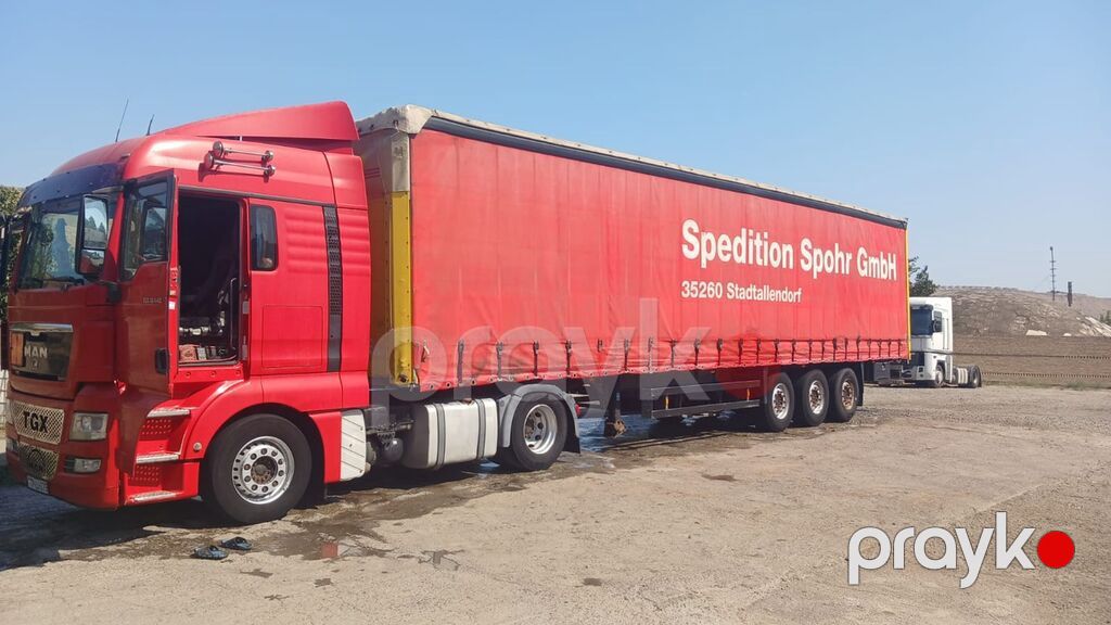 MAN TGX dartqı (çekici) və tentli yarımqoşqu Xüsusiyyətlər — Avto, Qobustan (2)