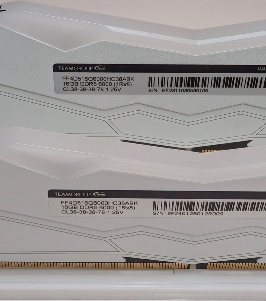 RAM T-Force Delta RGB DDR5 32GB (2x16GB) 6000MHz CL38 — Kompüterlər və noutbuklar, Bakı (3)