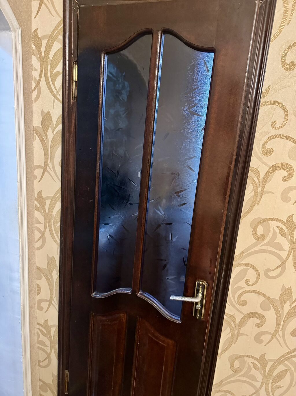 Mətbəx üçün İşlənmiş Otaq qapısı Zamok ilə, Zəmanətli, Ödənişli quraşdırma, Ünvandan götürmə — Pəncərələr, qapılar, balkonlar, Bakı (2)