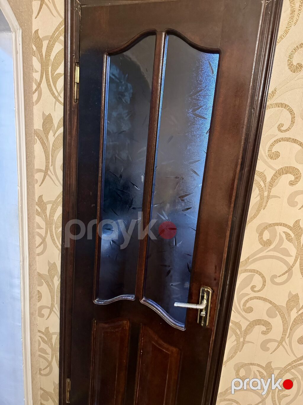 Mətbəx üçün İşlənmiş Otaq qapısı Zamok ilə, Zəmanətli, Ödənişli quraşdırma, Ünvandan götürmə — Pəncərələr, qapılar, balkonlar, Bakı (2)