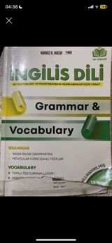 Məhsul: “İngilis Dili – Grammar & Vocabulary” (Nərgiz R. Nəcəf — Книги