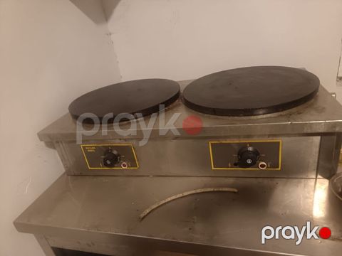 İki gözlü səthüstü elektrik plitəsi (kreplər/çörəklər üçün) - Model — Bakı