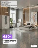 Yataq Dəsti – 160×200 sm Tərkib: - Çarpayı: 1 ədəd, 160×200 sm — Ürünler