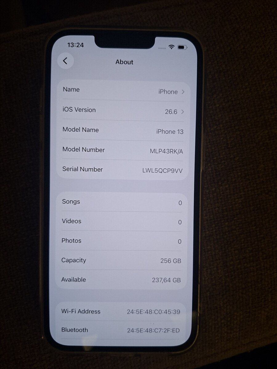 Apple iPhone 13 Starlight 256GB/4GB — Smartfonlar, Bakı (5)