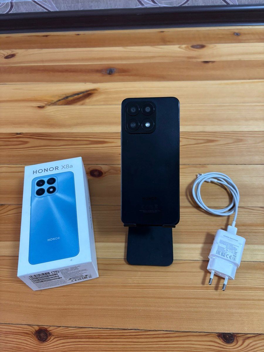 Honor X8a Midnight Black 128GB/6GB — Smartfonlar, Gəncə (2)