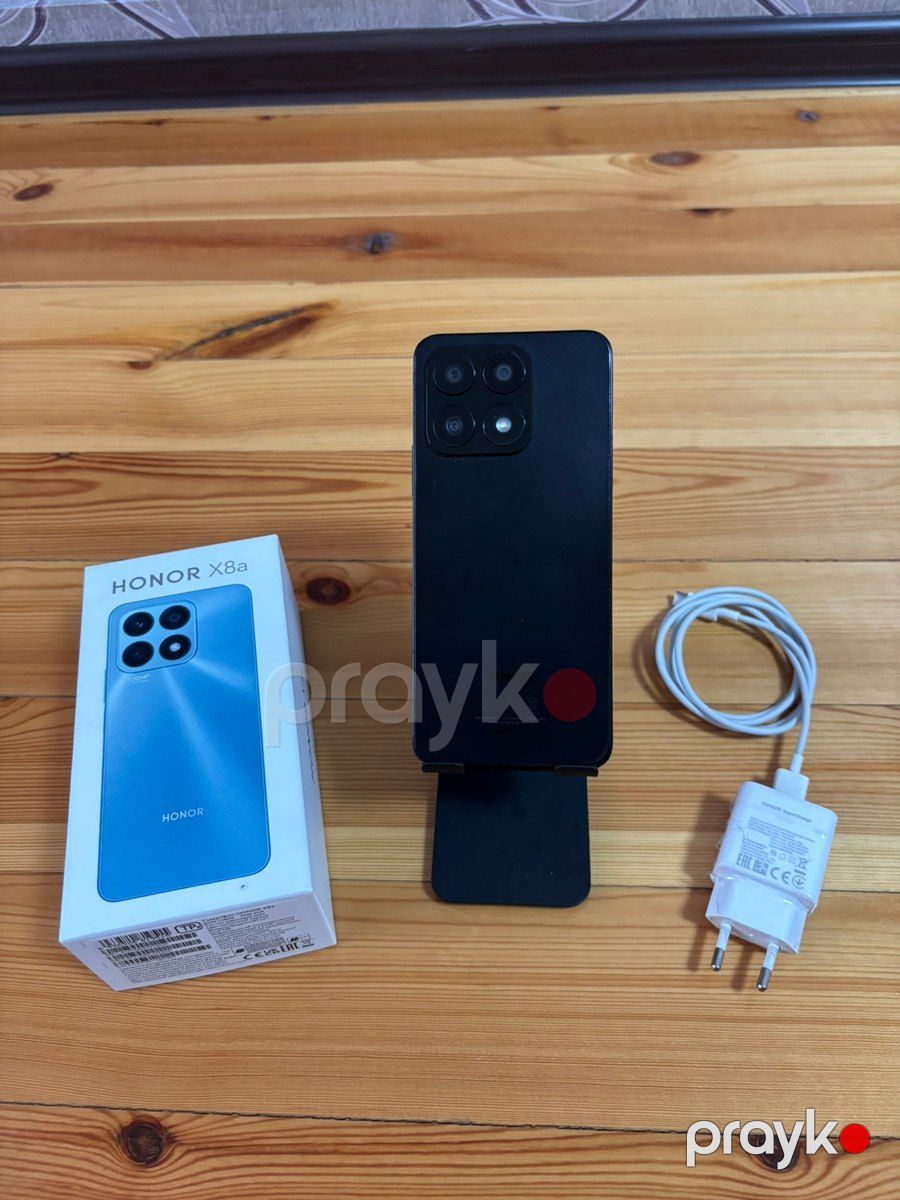 Honor X8a Midnight Black 128GB/6GB — Smartfonlar, Gəncə (2)