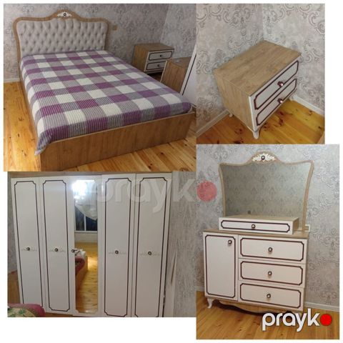 Endirim Yatağ dəsti satılır 400₼. Yaxşı vəziyyətdədi. Ünvan — Qobu
