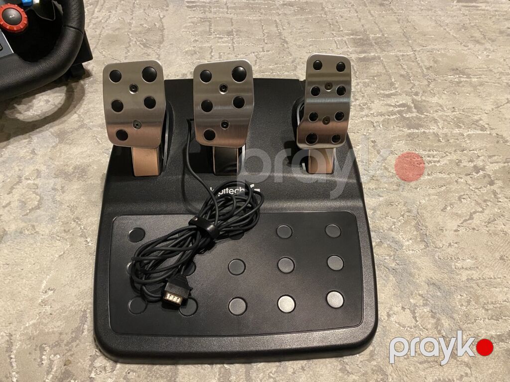 Logitech G29 Driving Force sükan və 3 pedaldan ibarət yarış qurğusu — Masaüstü kompüterlər, Bakı (7)