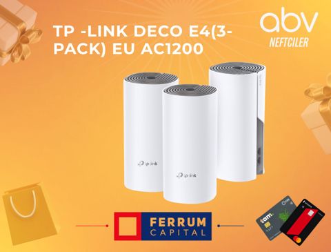 TP-Link Deco E4 (3-pack)-AC1200 — Bakı
