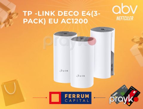 TP-Link Deco E4 (3-pack)-AC1200 — Bakı