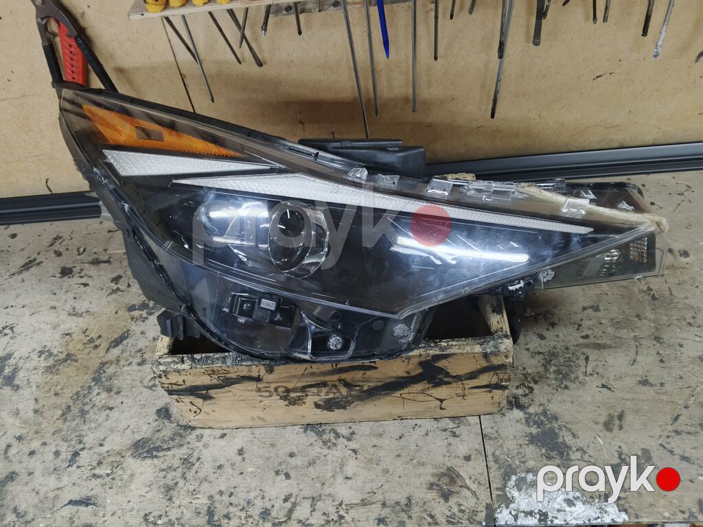 Elantra ücün led fara təmirdə olub korpusda şüşədə cat olub düzəlib — Avtomobil işığı, Bakı (8)