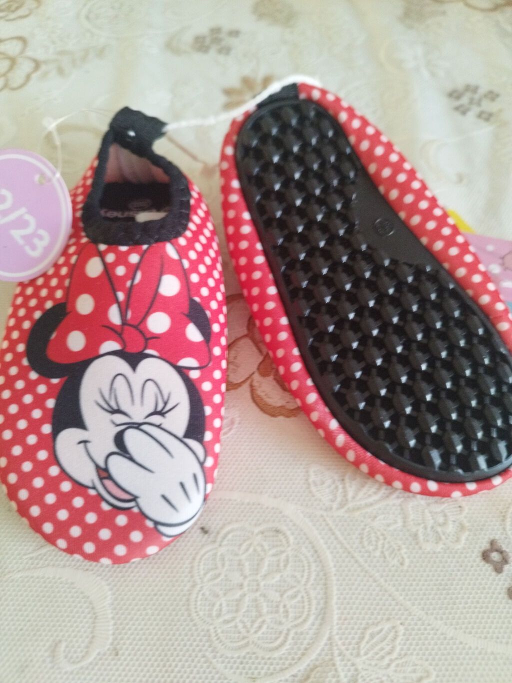 Rəng - Qırmızı Tuflilər, Disney, Ölçü: 22, Qız üçün — Uşaq ayakkabısı, Bakı (2)