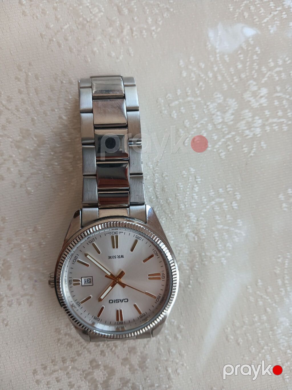 Casio kişi qol saatı - Korpus və kəmər: paslanmayan poladdan, klassik — Qol saatları, Qəbələ (3)