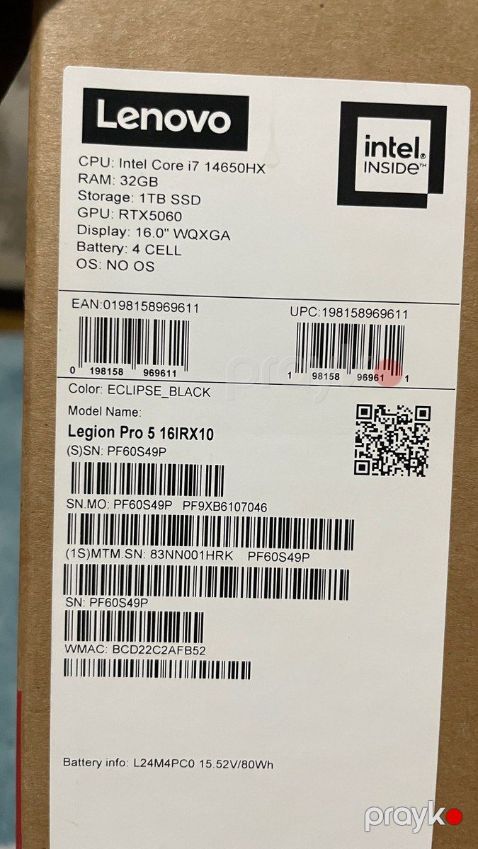 Lenovo Legion Pro 5 — Noutbuklar, Bakı (5)