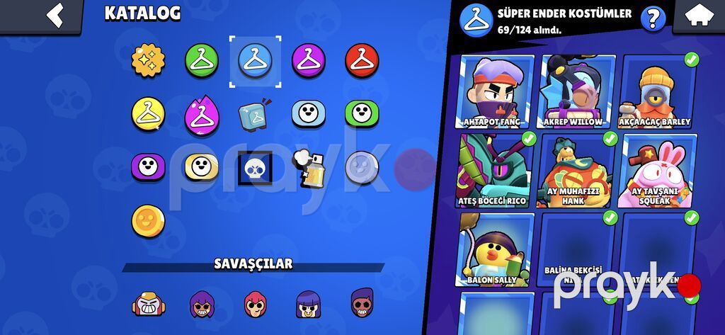 Brawl Stars oyun hesabı - Kupa: 47,601 - Seviyyə: 22, XP 175/950 — Şəxsi əşyalar, Bakı (9)
