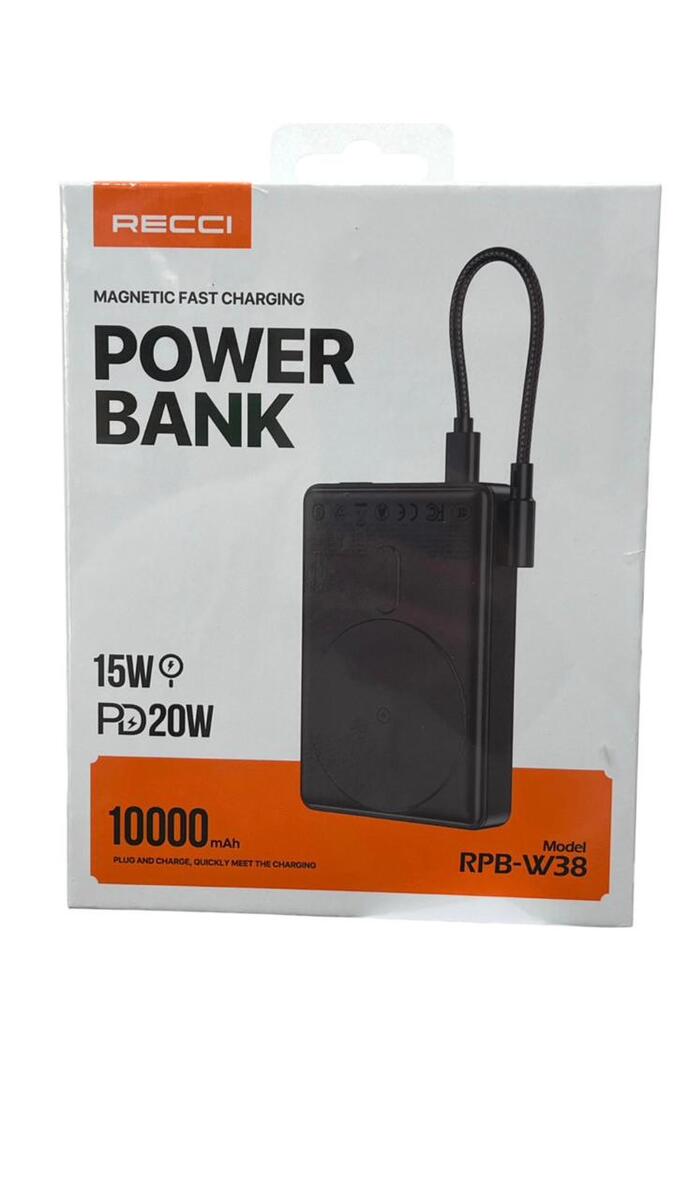 Xarici akkumulyator Recci RPB-W38 — Smartfonlar, Bakı (2)